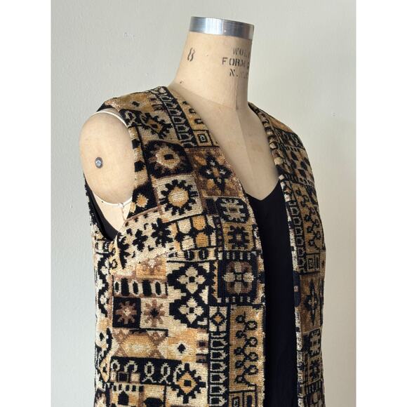 Vintage 1960s Kilim Rug Vest - Picture 4 of 4